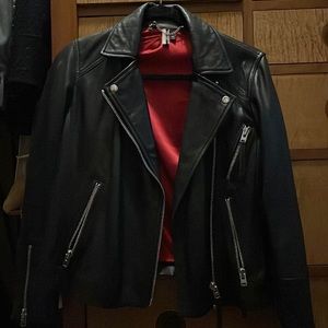 Topshop leather Moto jacket